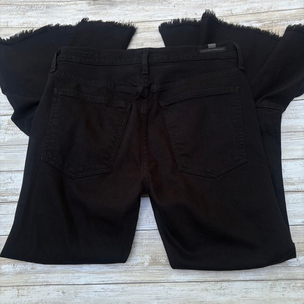Citizens of Humanity Jeans Sz 30
Black Drew Flounce High Rise Cropped Flare - Picture 5 of 14